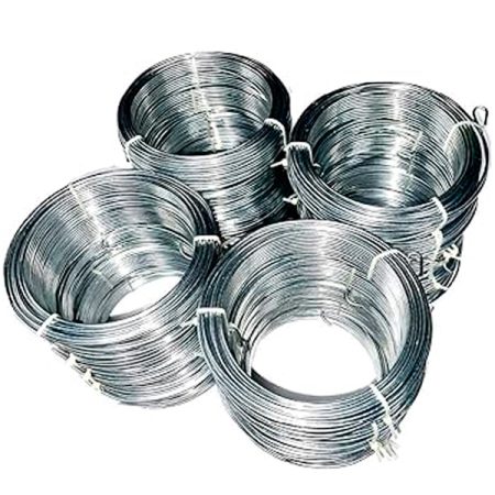 ALAMBRE GALVANIZADO LISO EMPAQUE FERRETERO CAJA C/20 ROLLOS DE 1 Kg C/U